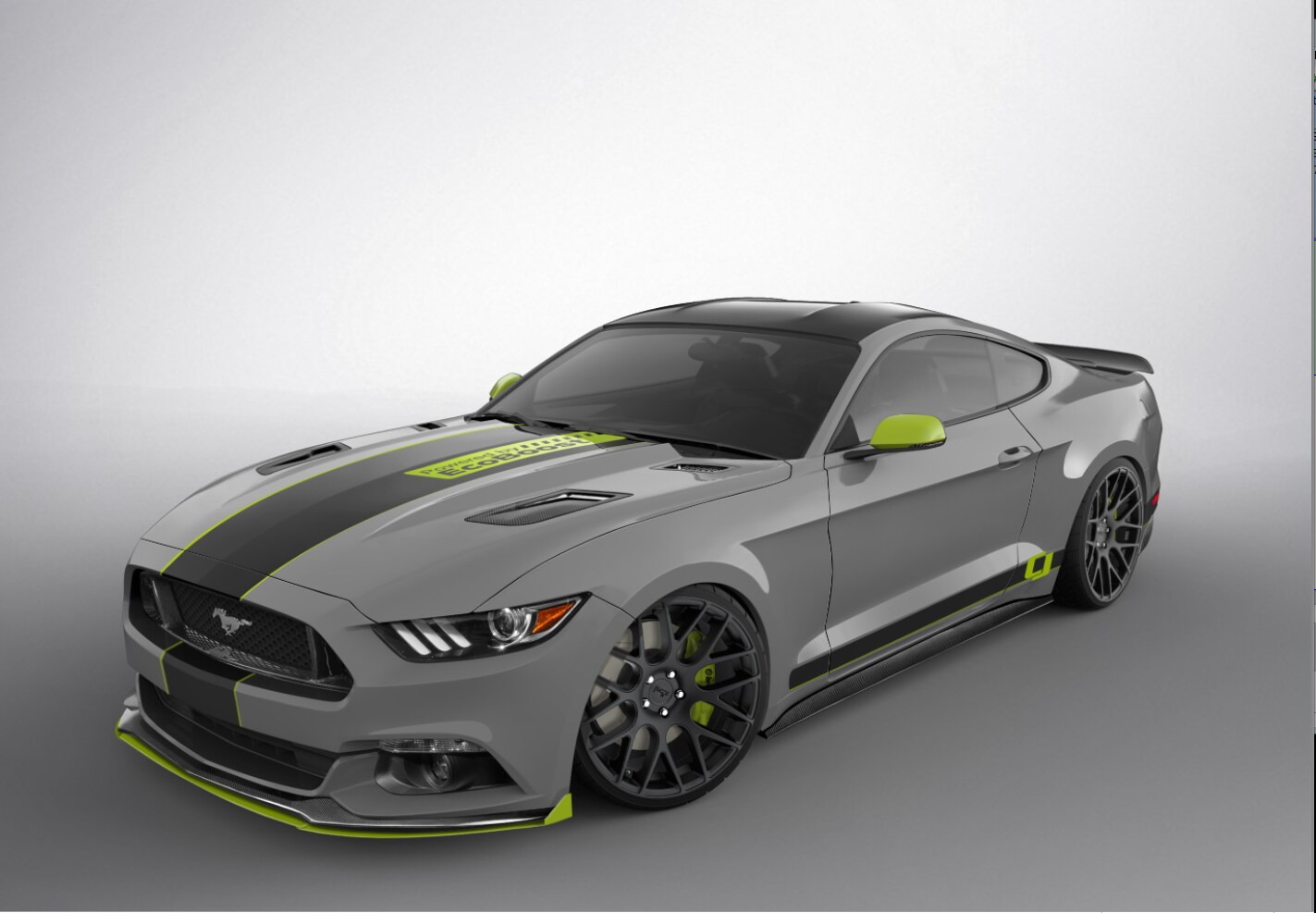 SEMA 2016 - 2017 Ford Mustang Fastback by CJ Pony Parts 